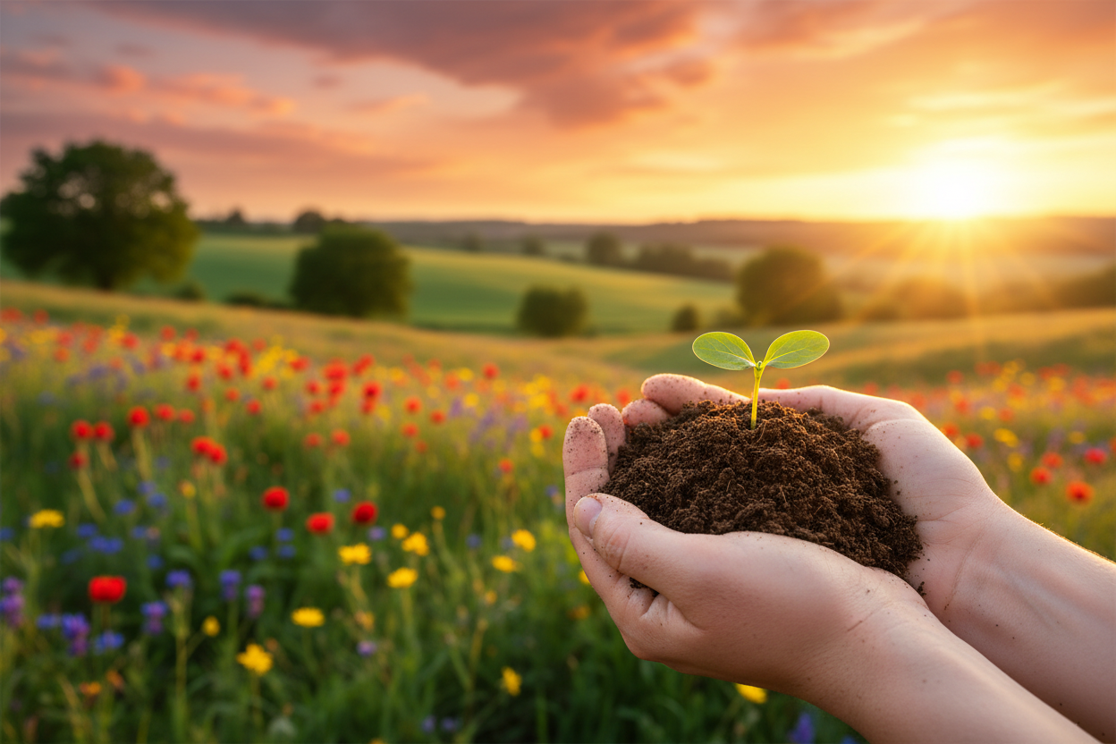 Fotografia colorata con natura vibrante